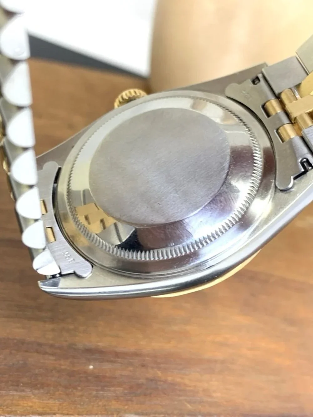 Rolex Datejust Watch 16233 Factory Diamond 18k Yellow Gold & Steel Vintage 1995